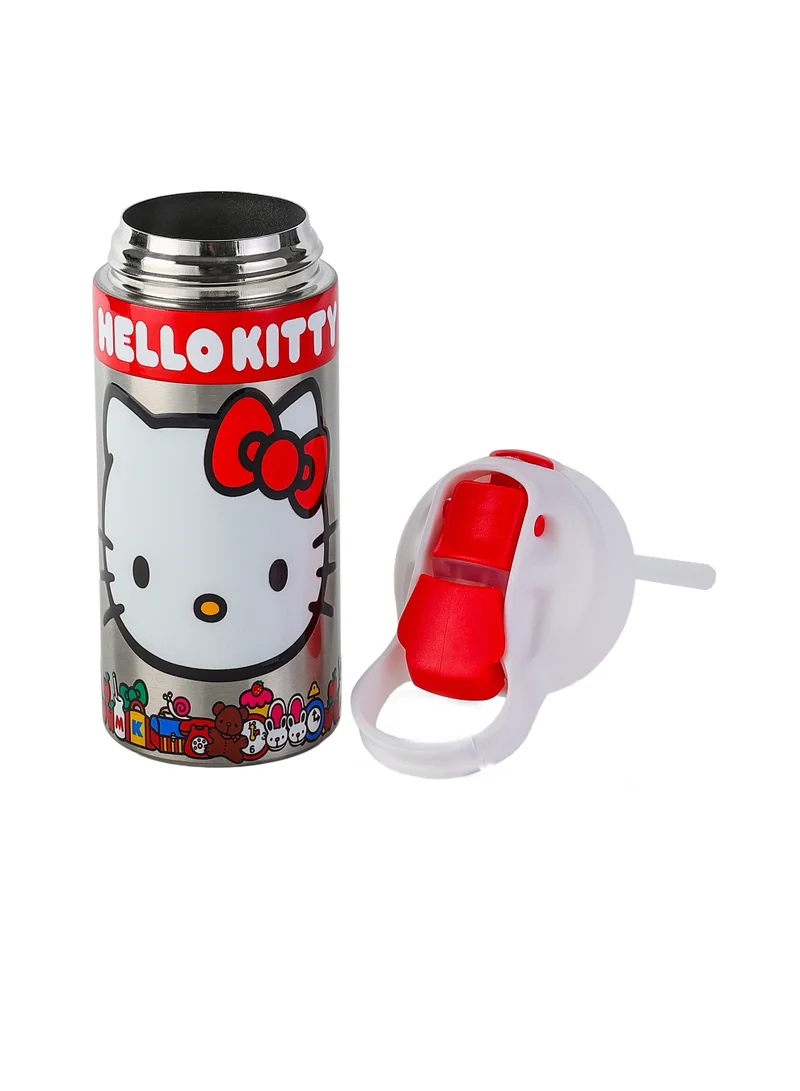 Sanrio  Sanrio Hello Kitty Stainless Steel Water Bottle 500ml | Insulated Kids Drink Bottle | Leak-Proof Cartoon Water Flask | Durable School & Travel Bottle for Girls for Women | Best Price UAE