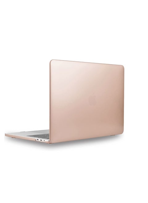 NTECH Hard Shell Case Cover Compatible For MacBook Pro 13 inch Case M2 2020/2021/2022, 2016-2019 A2338 M1 A2251 A2289 A2159 A1989 A1708 A1706 With/Without Touch Bar ( Gold color )