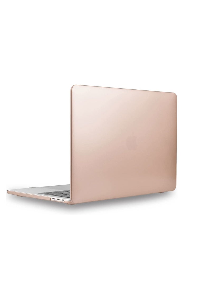 Ntech NTECH Hard Shell Case Cover Compatible For MacBook Pro 13 inch Case M2 2020/2021/2022, 2016-2019 A2338 M1 A2251 A2289 A2159 A1989 A1708 A1706 With/Without Touch Bar ( Gold color )  - Image 1