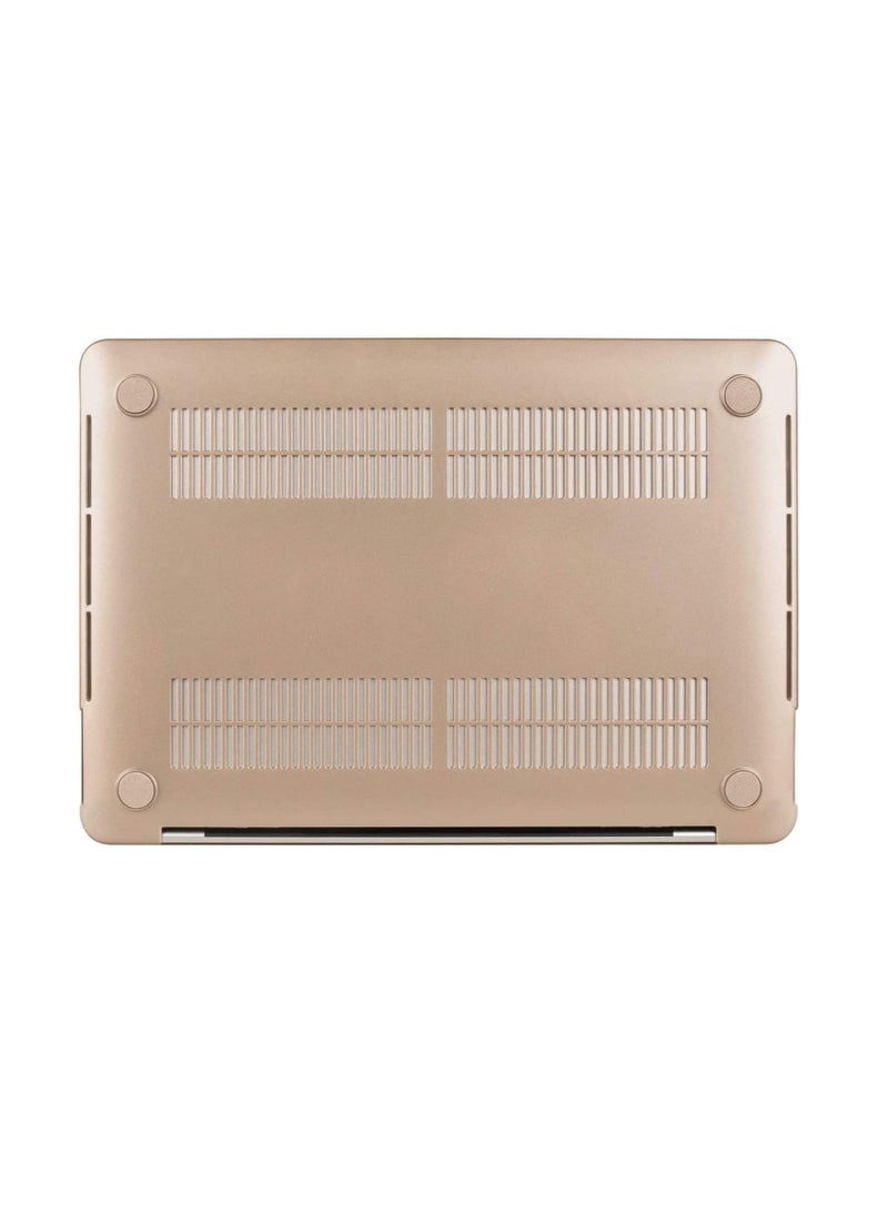 Ntech NTECH Hard Shell Case Cover Compatible For MacBook Pro 13 inch Case M2 2020/2021/2022, 2016-2019 A2338 M1 A2251 A2289 A2159 A1989 A1708 A1706 With/Without Touch Bar ( Gold color )  - Image 3