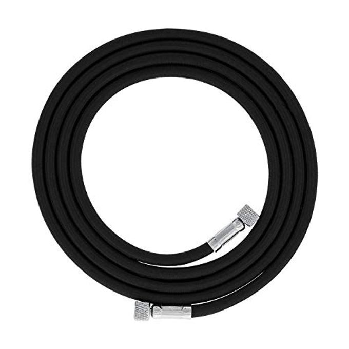 Master Airbrush Premium 25 Foot Nylon Braided Airbrush Hose 1/8" BSP Air Brush Adapter Fitting Connectors on Both Ends - Image 1
