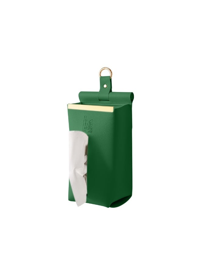 Smart Storage Wall-Mount Tissue & Wet-Wipe Dispenser — Premium PU Leather - Image 5