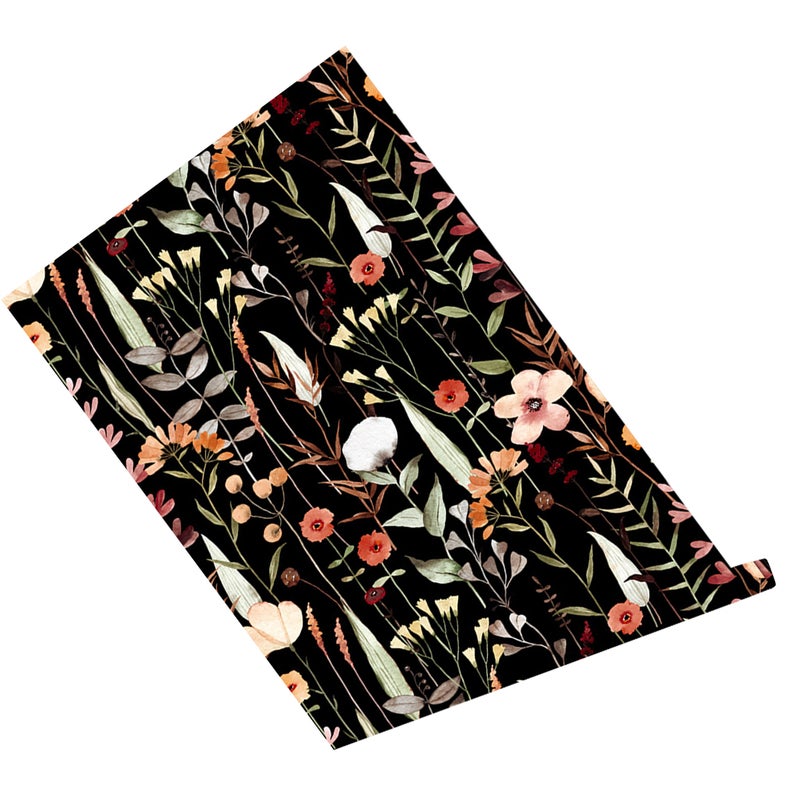 1 Roll of Floral Wallpaper Peel and Stick Wallpaper Decoration Self Adhesive Removable Wallpaper - Image 3