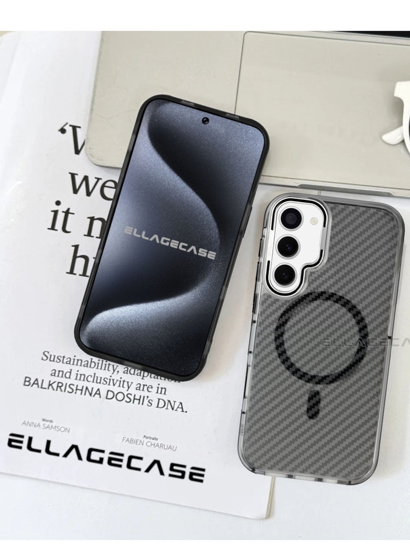 Case with stand for Samsung Galaxy S23 Plus, Solid Camera Protection, Shockproof, Compatible with Magsafe and Wireless Charging