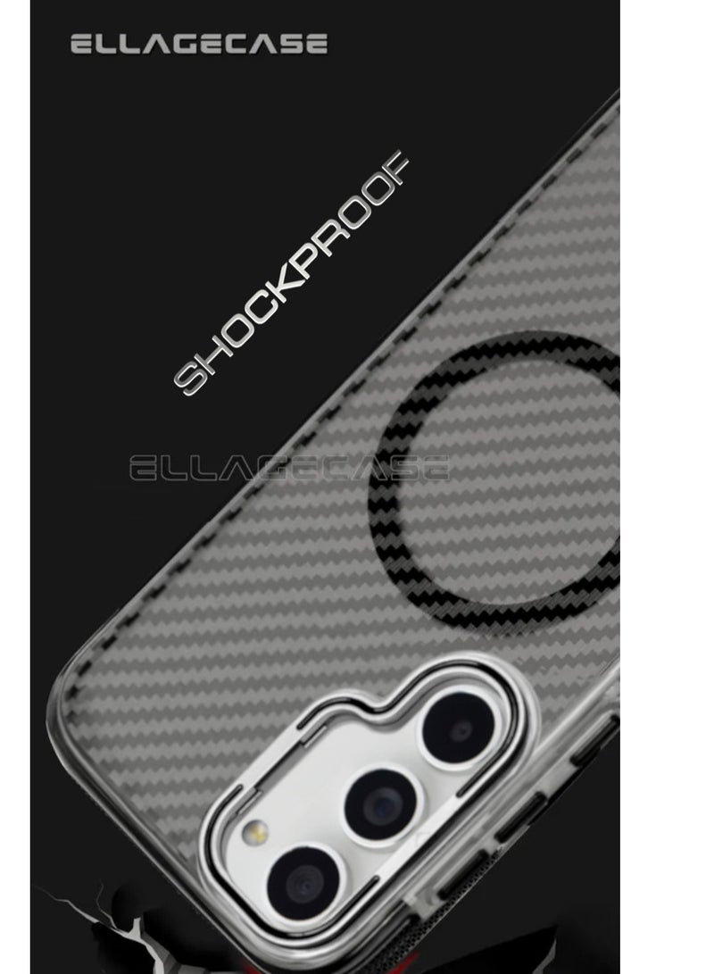 Case with stand for Samsung Galaxy S23 Plus, Solid Camera Protection, Shockproof, Compatible with Magsafe and Wireless Charging