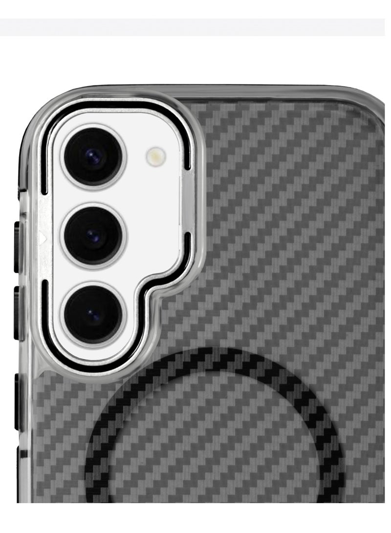 Case with stand for Samsung Galaxy S23 Plus, Solid Camera Protection, Shockproof, Compatible with Magsafe and Wireless Charging