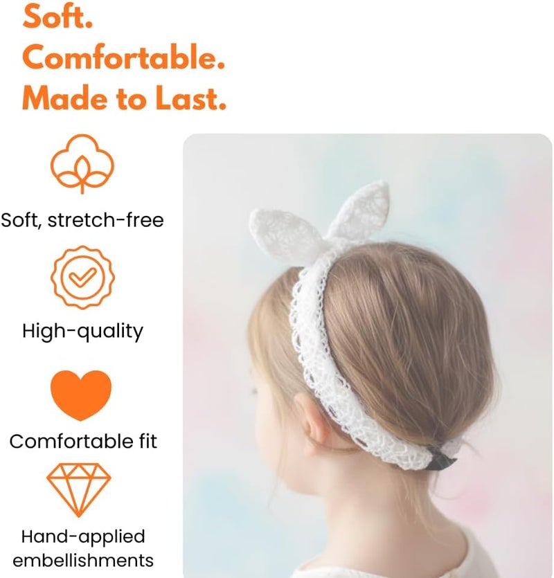 Glitters Fashion Headband Set - 5-Pack Premium Hair Accessories for Girls - Image 4