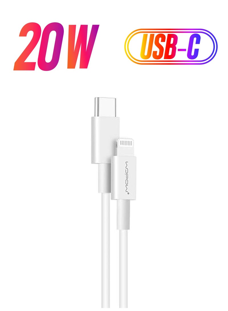 وبو كيبل ايفون إلى كابل الشحن السريع من النوع C بطول 1 متر - Image 1
