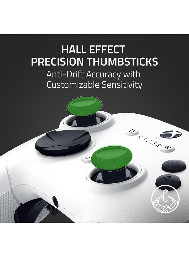 Razer Wolverine V3 Pro Wireless Gaming Controller: Licensed for Xbox Series X|S, Xbox One, Windows PC, 6 Remappable Buttons, Fast Triggers, Customizable Thumbsticks, Wired Tournament Mode - White I RZ06-05200200-R3M1 - Image 4