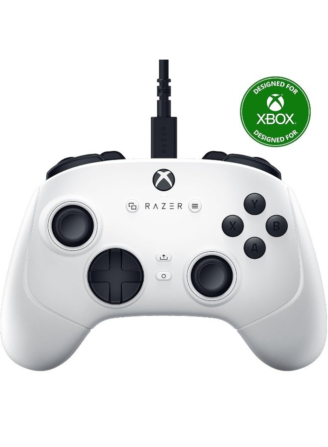Wolverine V3 Pro Wireless Gaming Controller: Licensed for Xbox Series X|S, Xbox One, Windows PC, 6 Remappable Buttons, Fast Triggers, Customizable Thumbsticks, Wired Tournament Mode - White