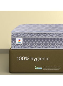 Sleepwell Sleepwell Spine Plus Regular | Visco Rebonded Foam | Twin Bed Size | Bonnell Spring | Neem Fresche Technology | Anti Sag Mattress (200L x 120W x 20H cm)  - Image 3