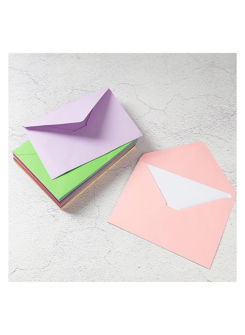 NIIMBOT 70 Pack Mini Envelopes, 4 x 2.7 Inches (10.5 x 7.4 cm) Envelopes, 14 Colors Small Envelopes, Business Card Envelopes, Self Seal Glue for Gift Cards, DIY Blank for Personalized Greeting Cards - Image 4