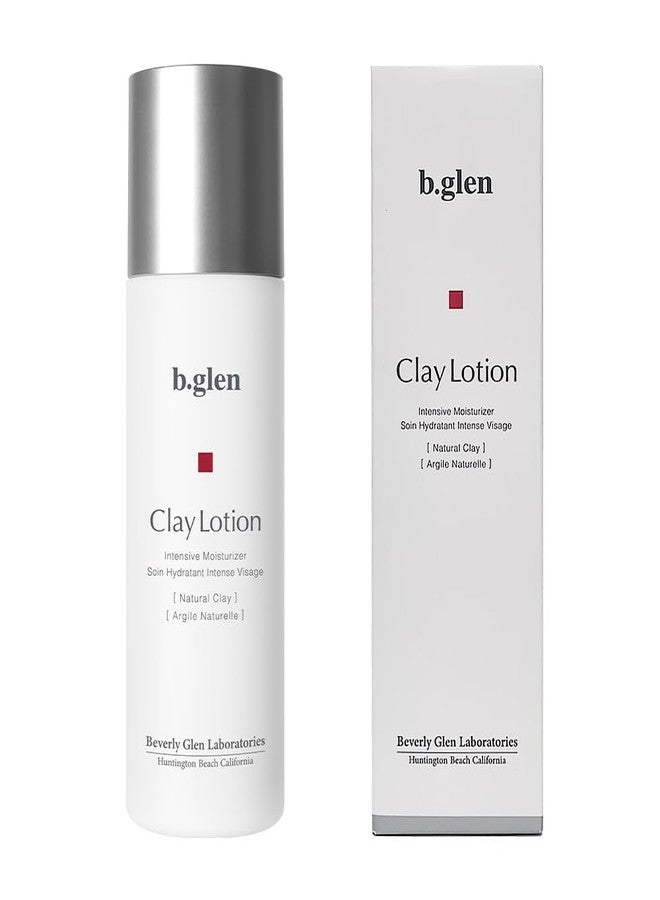 b.glen Facial Moisturizing Toning Lotion from Japan | Dry Skin | Sensitive Skin | Bentonite | Hyaluronic Acid | b.glen Clay Lotion 120mL/4.06fl.oz. - Image 1