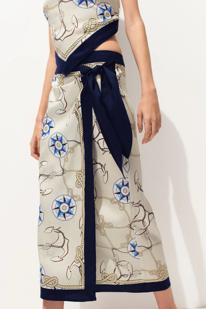 H&M Lyocell wrap skirt