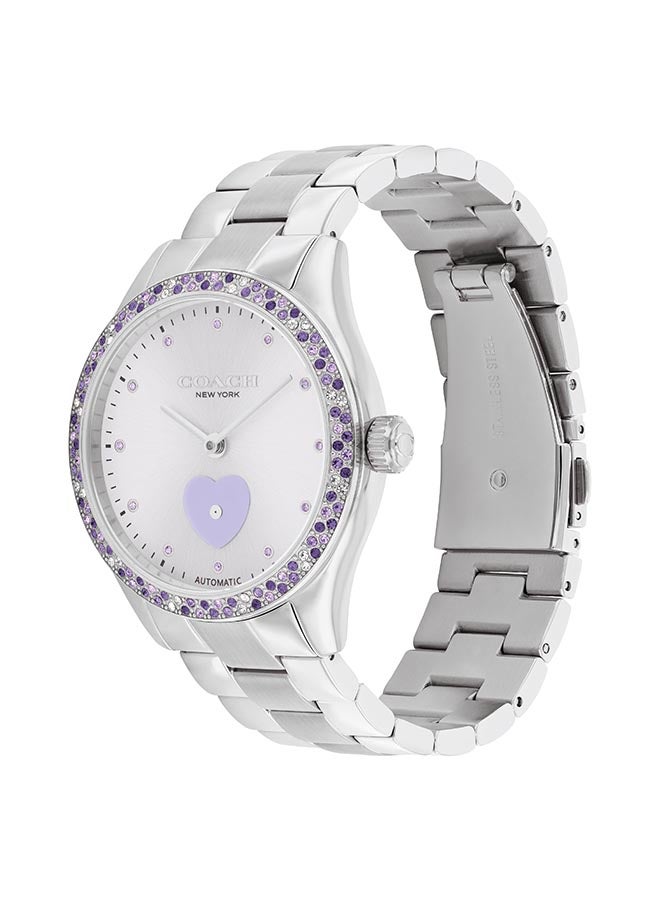 COACH WATCHES ROUND ANALOG WOMEN'S LAVENDER CASE WATCH - 14504522 - Image 3