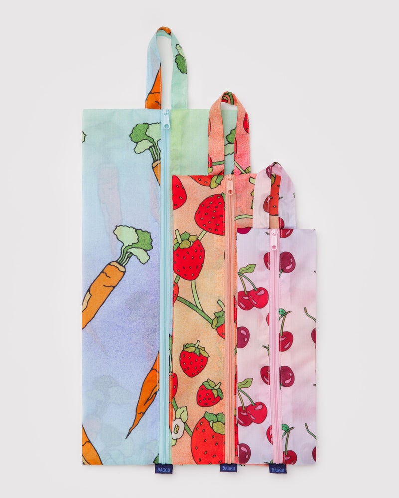 BAGGU 3D Zip Set - Carrots & Berries - Image 3