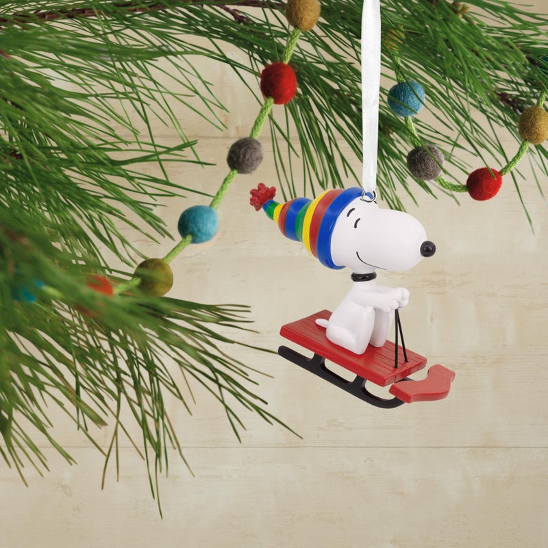 هولمارك الفول السوداني Snoopy Snoopy Snoopy راتنج عيد الميلاد زخرفة - Image 5