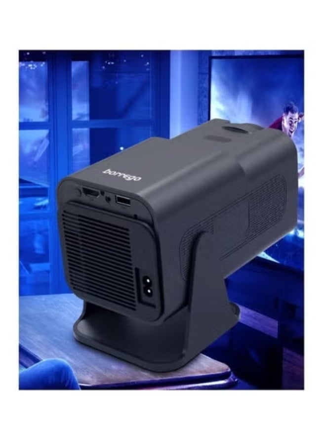 borrego Smart 5 Portable Projector with Dual Built-In Game Consoles & 10,000 Classic Games | Auto Keystone | 4K & 1080P Support | 150 ANSI Brightness | Android 12 | Dual-Band 2.4G/5G Wi-Fi – Home Theater & Gaming - Image 4