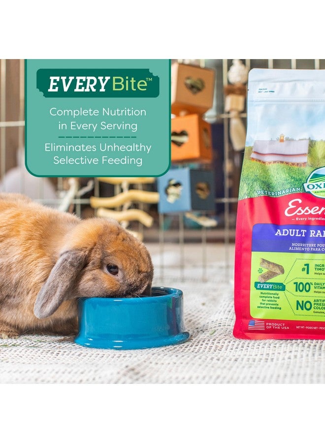 أوكسبو طعام أرانب أوكسبو إسينشالز، أرنب بالغ، مصنوع من تبن تيموثي أوكسبو، حبيبات للحيوانات الأليفة مع فيتامينات ومعادن، منتجات للحيوانات الأليفة الصغيرة، مستلزمات الأرانب، صنع في الولايات المتحدة الأمريكية، طعام أرانب، 5 أرطال - Image 3