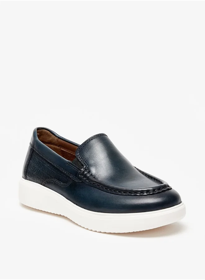 دوتشيني Boys Solid Slip-On Loafers