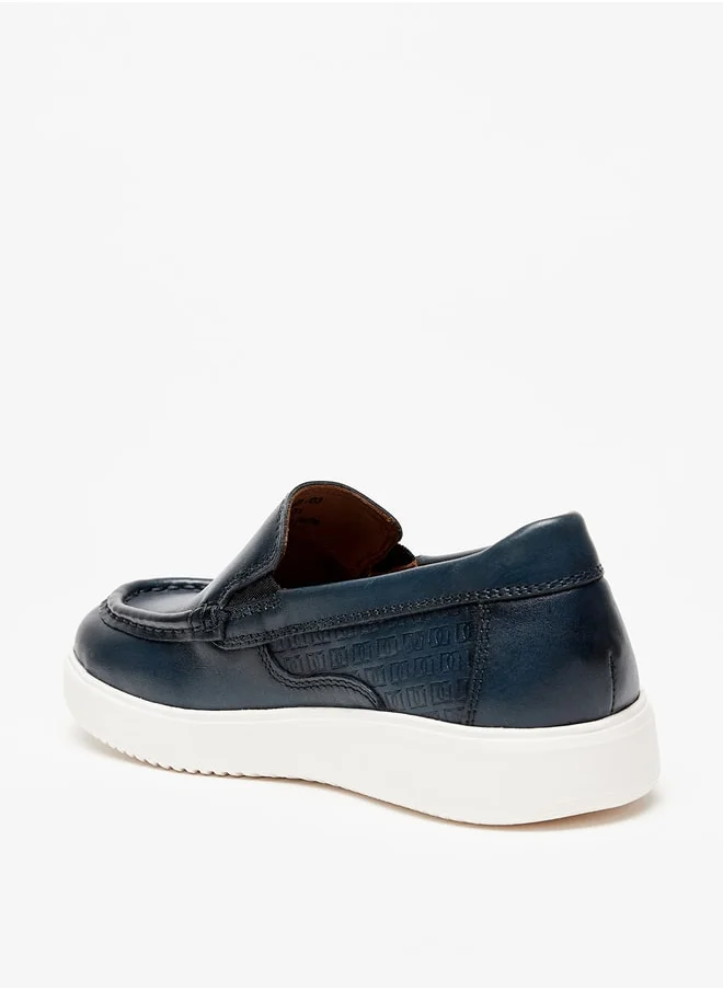 دوتشيني Boys Solid Slip-On Loafers