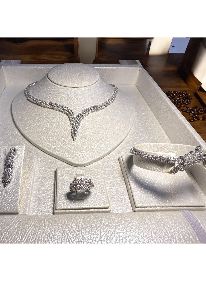ميرال طقم زركون فاخر بدقة الألماس - Image 1