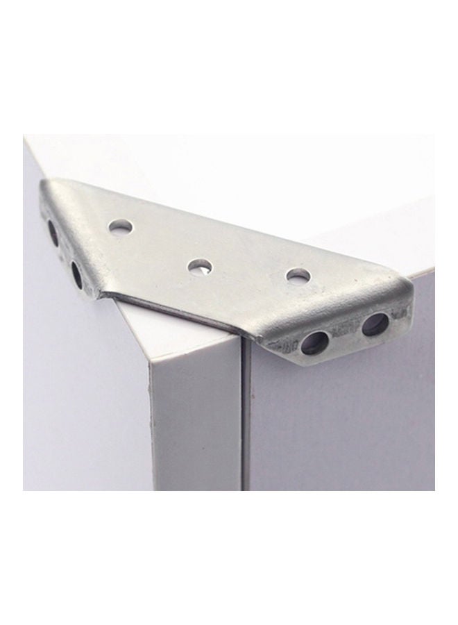 NIBEMINENT Stainless Steel L-shaped 90 Degree Angle Code Corner Bracket Furniture Hardware black 20*10*20cm - Image 3