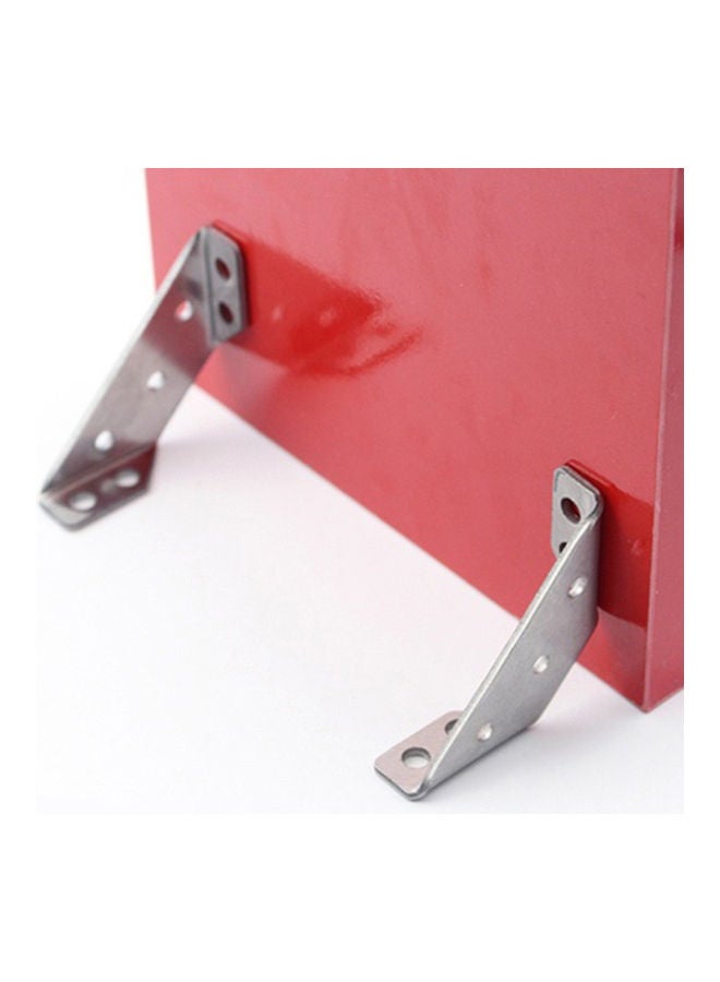 NIBEMINENT Stainless Steel L-shaped 90 Degree Angle Code Corner Bracket Furniture Hardware black 20*10*20cm - Image 4