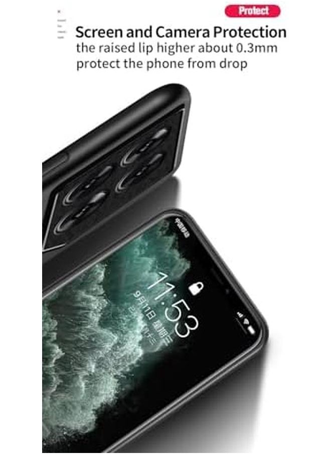 erorex - Case Compatible With Infinix Gt 20 Pro 5G Leather Texture Magnetic Slim Matte Case Shockproof Bumper Non Slip Cover For Infinix Gt 20 Pro Red - Image 1