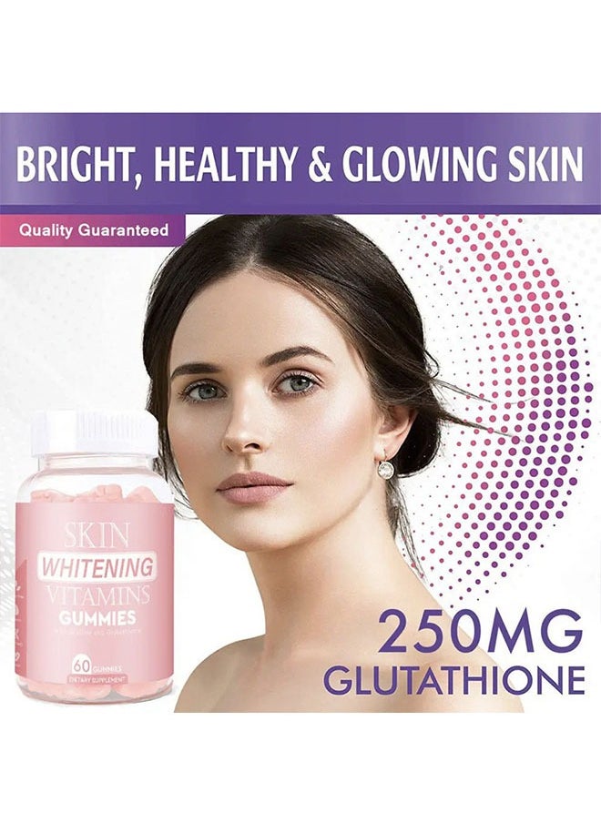 Ocean - Whitening Vitamins Gummies 60 Capsules, Removes Acne Marksand Dark Spots, Whitening and Moisturises Complexion, Skin Whitening Gummies - Image 1
