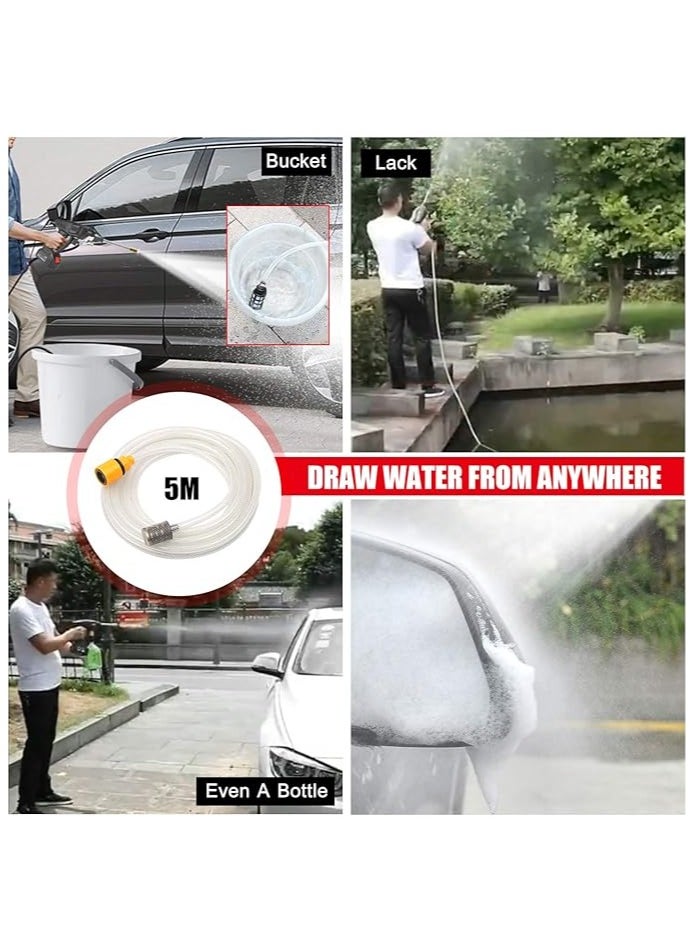 Saudi Deals - Car Washing Machine 68V With Lithium Battery- Cordless Portable Electric Water High Pressure Washer Gun, Used for Floor Cleaning for Car Washes and Garden Watering - Image 1