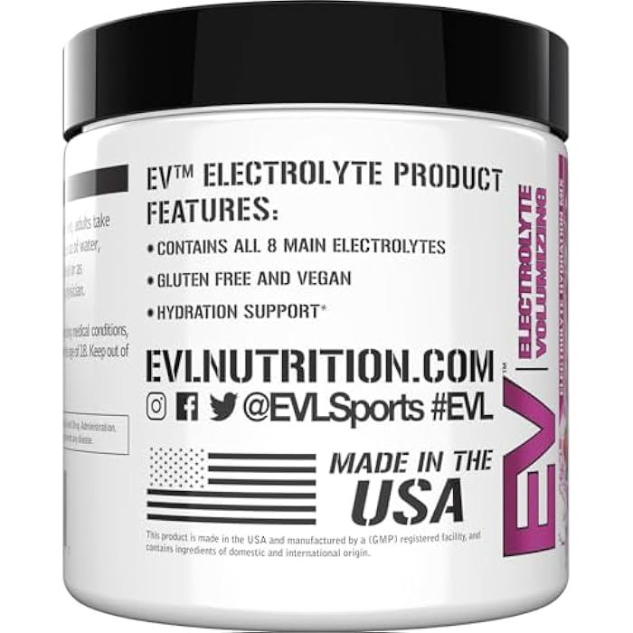 Evlution Ultimate Electrolytes Powder Hydration Drink - Quick Replenishing Hydration Powder Drink Mix with 8 Key Electrolytes and Antioxidants - Vegan Gluten Free Keto Friendly Blend (Berry Splash) - Image 5