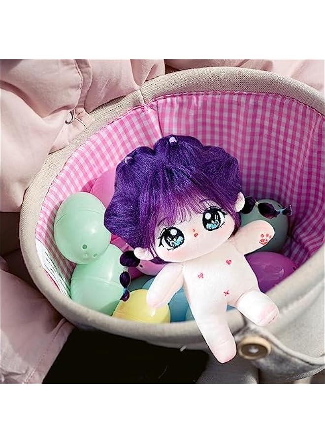 20cm Plush Doll, Cute Cotton Doll with Jointed Skeleton, Anime Soft Stuffed Dress Up Doll, Collectible Gift (zishu, Boneless)  - Image 3