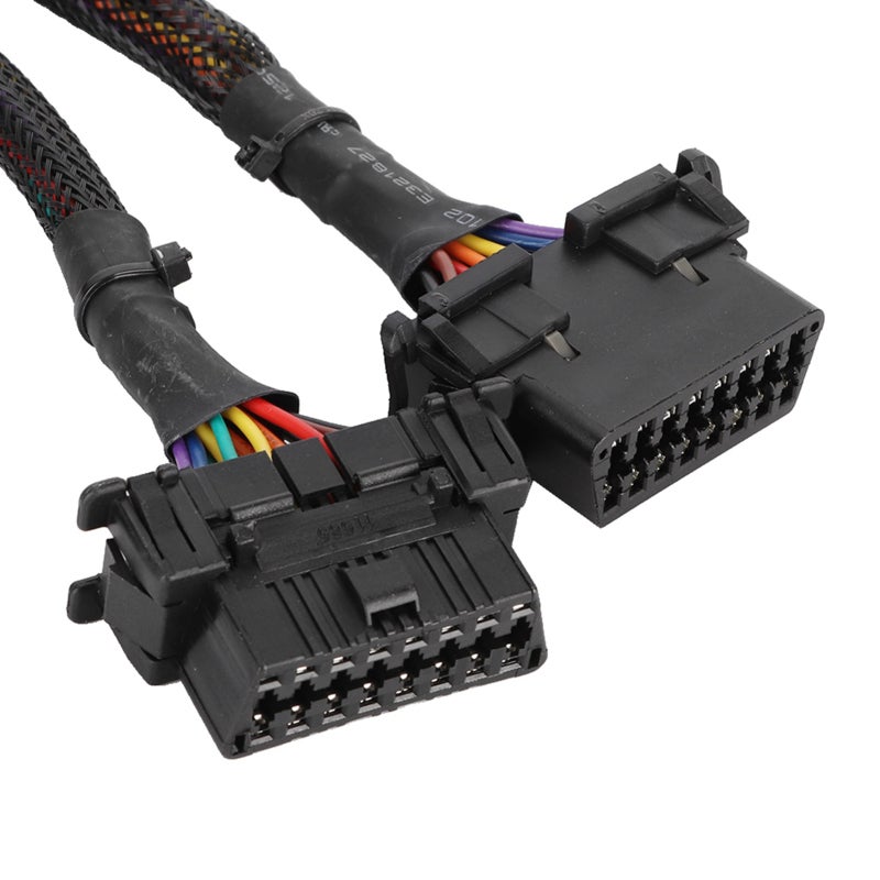 OBD Adapter Splitter Y Cable: ABS Material, Wear Resistant - Perfect Fit, High Performance Vehicle Scanner Extension Cord for Sylphy 2009, Vios 2014, X-Trail 2012, Kia Vehicle - Image 3