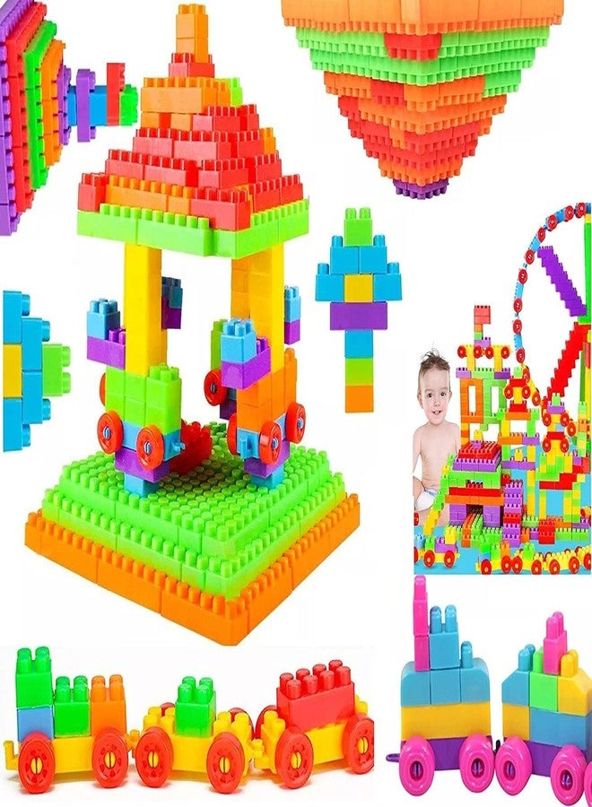 ARIZON ENTERPRISE ARIZON DIY Best Baby Gift Building Blocks, Creative Learning Educational Toy for Kids Puzzle Assembling Shape Building Unbreakable Toy Set (125 Pieces) - Image 5