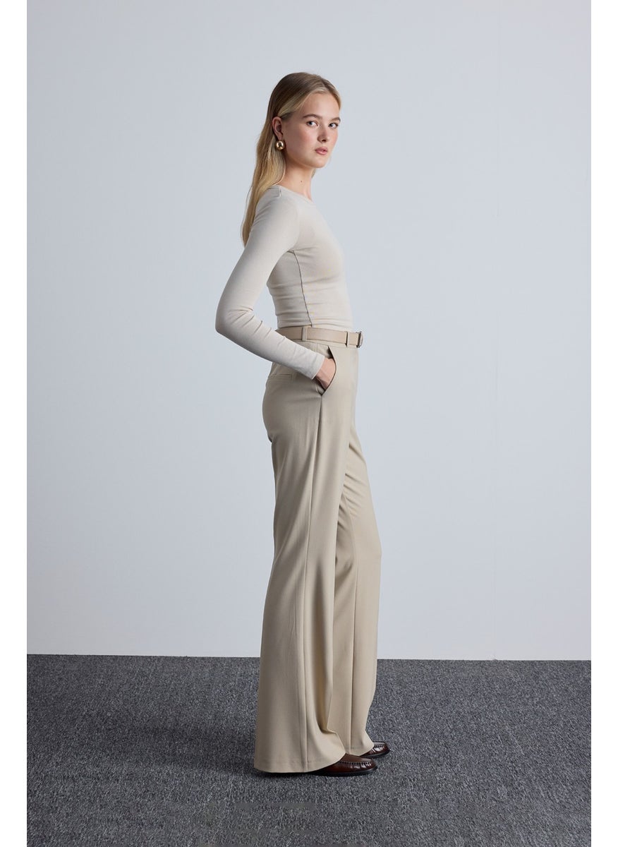 Flare Leg Classic Trousers Beige - pzsku/ZEFB5AEA728867B4E769AZ/45/_/1741264693/6d3f71e9-f7ad-4881-8955-76311fc522a2