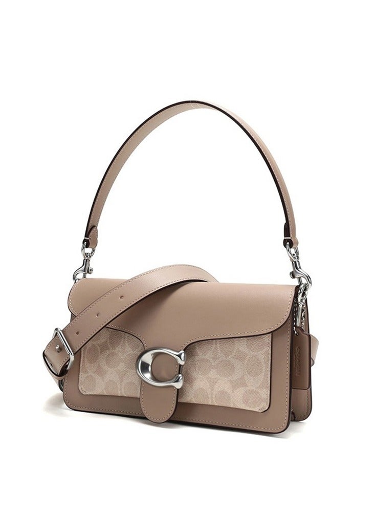 coachoutlet TABBY SHOULDER BAG & CROSSBODY BAG 26 IN SIGNATURE CANVAS-Light Brown - Image 3