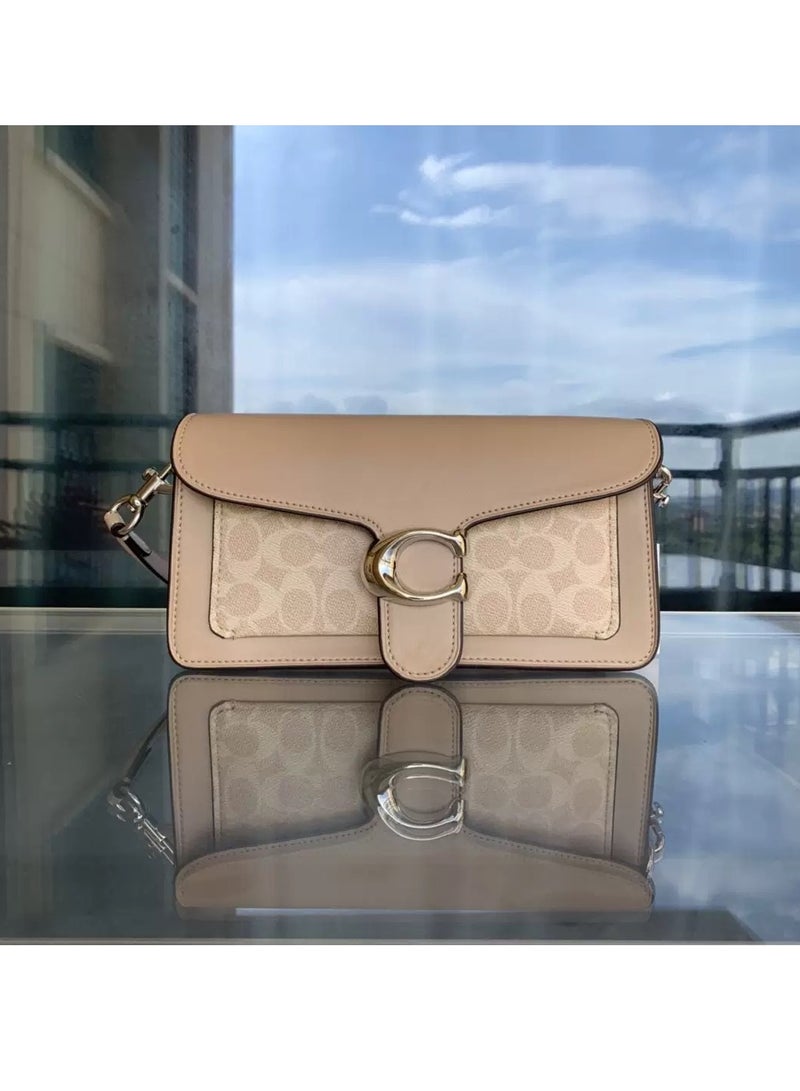 coachoutlet TABBY SHOULDER BAG & CROSSBODY BAG 26 IN SIGNATURE CANVAS-Light Brown - Image 4