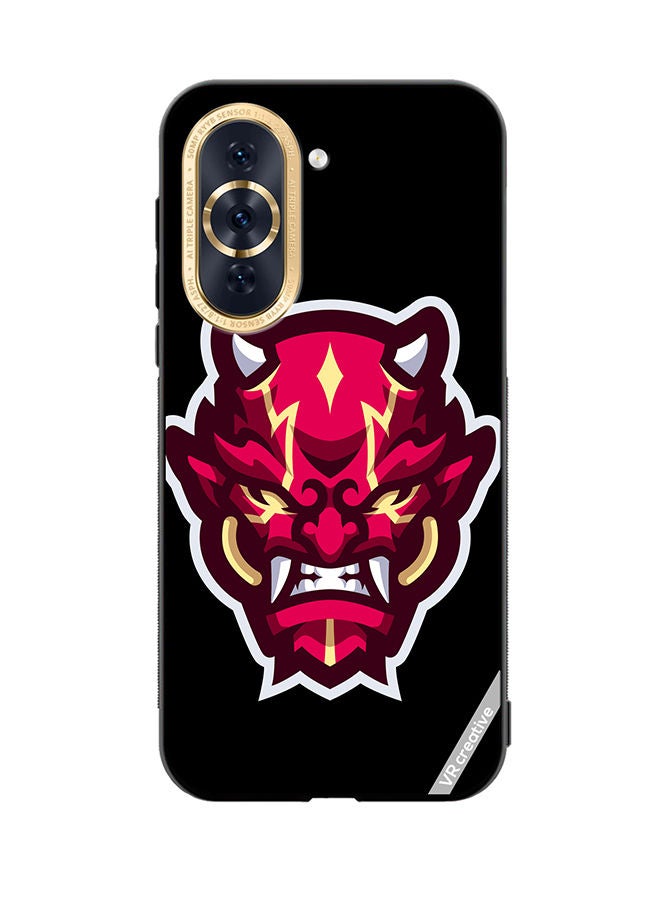 VR CREATIVE Protective Case Cover For Huawei Nova 10 Pink with white heart Design Multicolour - Image 1