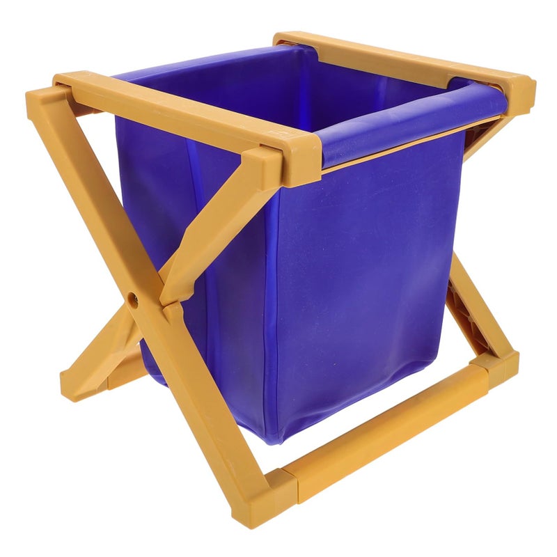 Foldable Travel Toilet Seat Portable Potty for Adults Kids Camping Indoor Outdoor Blue - Image 2