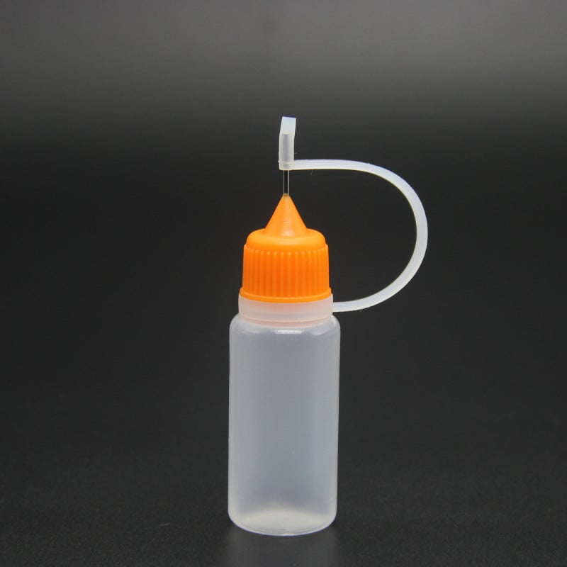 Generic 10ml Colorful Syringe Bottles for Cosmetics Orange 