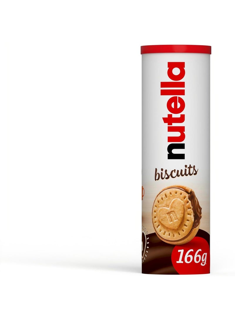 نوتيلا بسكويت نوتيلا الأصلي - أنبوب محشو بكريمة البندق والكاكاو (166 جرام) - Image 1