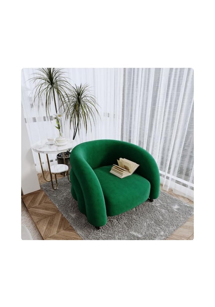 Poppins Home Stylish Living Room Sofas for Kids and Adults Lazy Design (Dark Green) - Image 1