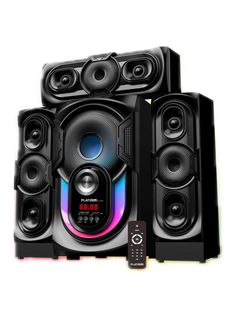 Platinum Subwoofer For Computer with Bluetooth Connection - AUX Cable - Memory Card port - USB port And Remote Control Model AH-6080  - Image 1