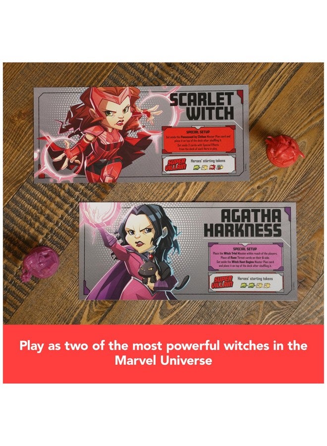Spin Master Games ألعاب سبين ماستر، مارفل يونايتد: حزمة توسيع ساعة السحر مع تماثيل سكارليت ويتش وأغاثا هاركنس، إصدار محدود حصري للمعارض، ألعاب لوحية للبالغين، 1-5 لاعبين، أعمار 14 وما فوق - Image 3