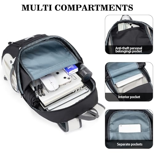 BAGPARKK Hiking BackpackLarge 35L Travel Backpacks for Men WomenWater Resistant Ultra Lightweight Foldable Packable Camping Daypack for Outdoor Sports - Image 3