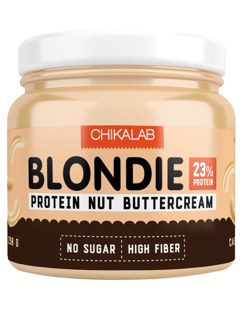 Chikalab Blondie Protein Nut Buttercream No Sugar and High Fiber 250g  - Image 1