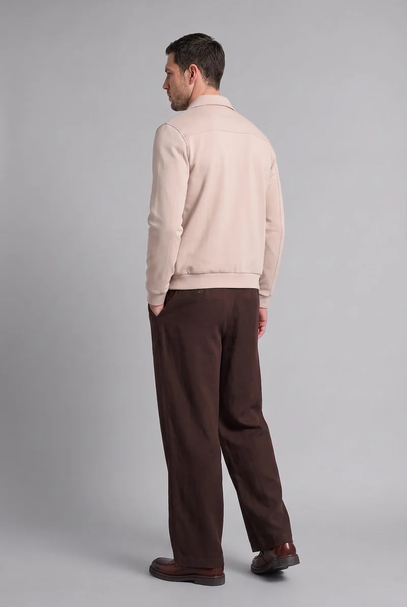 Defacto  Relax Fit Straight Leg Elastic Waist Trousers for Men | Best Price UAE