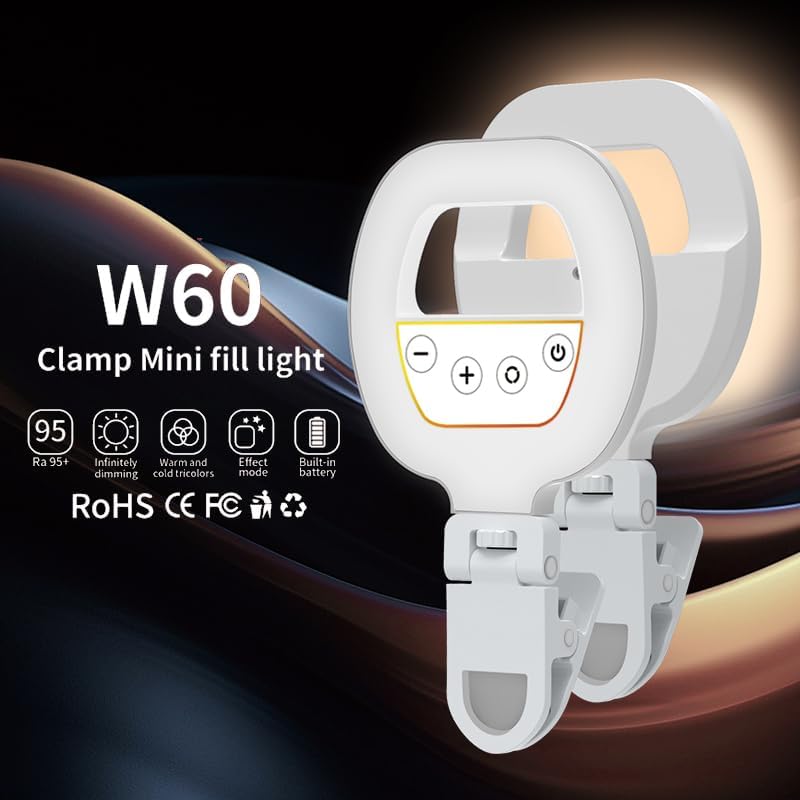 SooPii Rechargeable RGB LED High Power Fill Light with Clip Mount | Portable Video Light Panel for Laptop, Mobile, YouTube, Zoom, Online Meetings & Content Creation (RGB-06) - Image 4