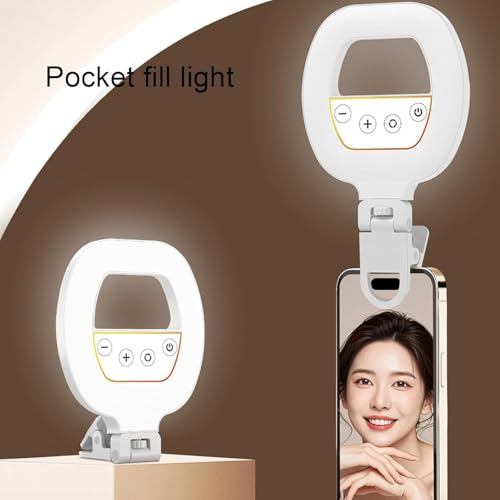 SooPii Rechargeable RGB LED High Power Fill Light with Clip Mount | Portable Video Light Panel for Laptop, Mobile, YouTube, Zoom, Online Meetings & Content Creation (RGB-06) - Image 2